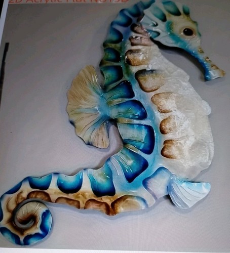 Large seahorse - large, (flat)