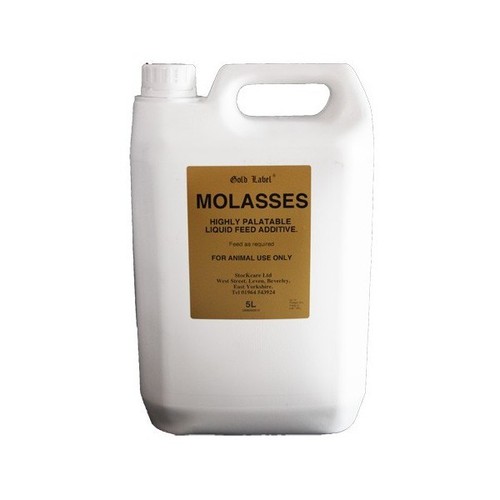 Gold label molasses for - for, horses
