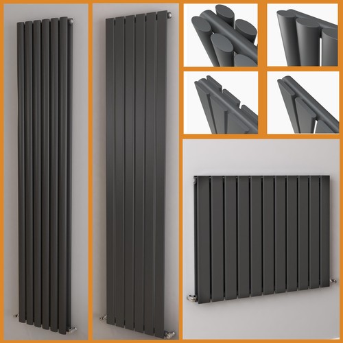 Anthracite designer radiator - designer,