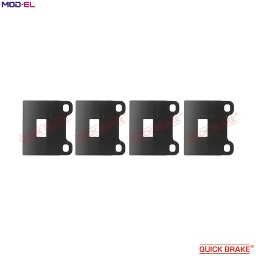 Antisqueal foil brake pad - antisqueal,