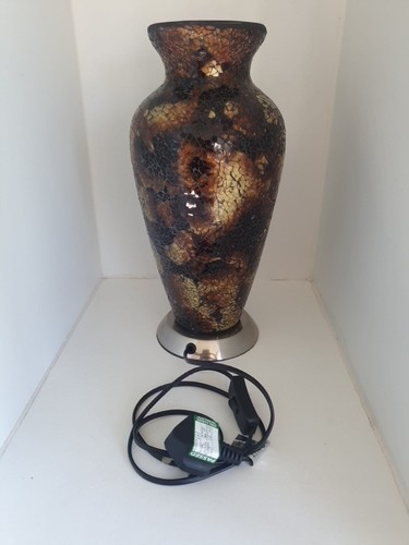 Leopard pattern hurricane lamp