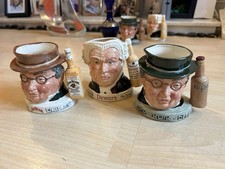 R Doulton Character Jug X 3