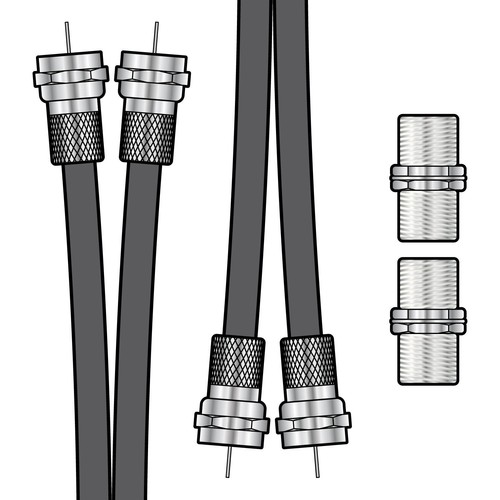 Twin satellite cable box - &,
