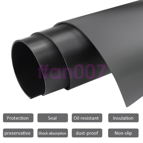 Plain smooth rubber matting - rubber,