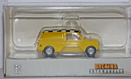 Brekina austin mini - mini, yellow