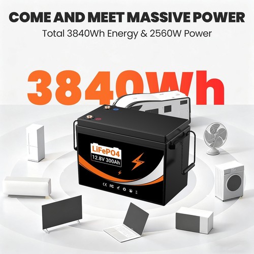 300ah 12v lifepo4 battery - 300ah,