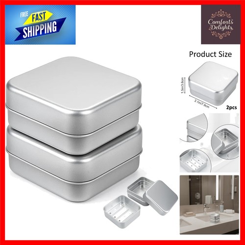 Aluminum travel soap - aluminum,