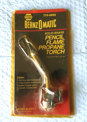 Bernzomatic basic use ul2317 - basic, ul2317-t