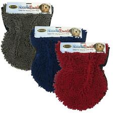 Scruffs Noodle Drying Towel Microfibre Absorbent Grey - Blue - Burgundy 