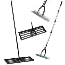 Lawn Leveling Rake Thatch Rake