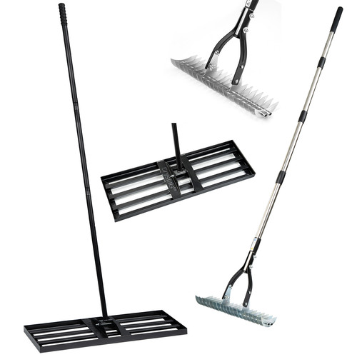 Lawn leveling rake thatch - rake,