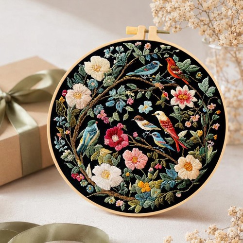 Floral cross stitch - floral,