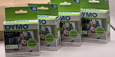 4 DYMO Authentic LabelWriter Small Multi-Purpose Labels 25mm x 25mm Roll of 75