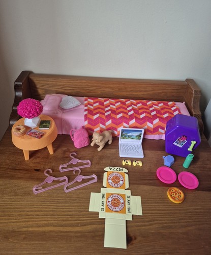 Barbie bedroom furniture set - barbie,