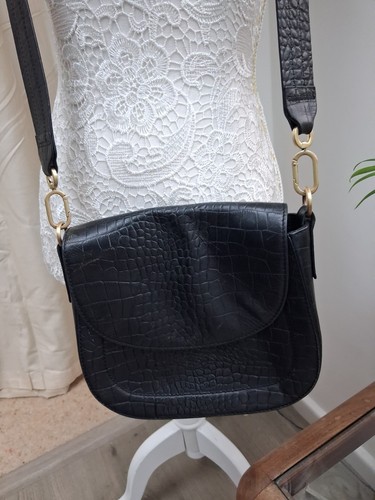 Sale black leather long - black,