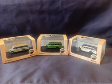 3 OXFORD DIECAST N GAUGE BUSES