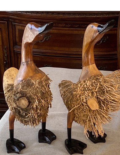 Large wooden ducks - 2,