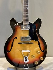 RARE 1960's BALDWIN 712 SLIM HOLLOW BODY 6/12 STRING ARCH TOP.