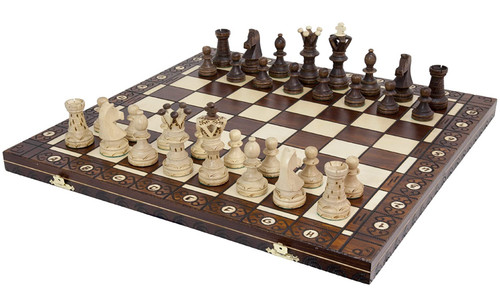 Large chess set - set, wooden