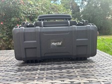 Merdia Pistol Hard Gun Camera Case Resin Plastic Intensive Protective Foam NEW