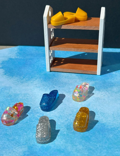 Reproduction sindy doll mules - reproduction,