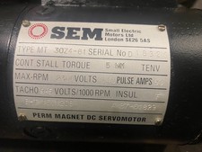 SEM MT30Z4-61  DC Servo Motor