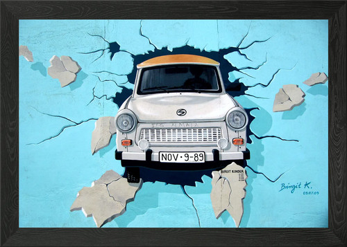 Trabant car breaking - car,