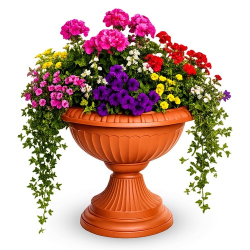 Grecian urn plant flower pot - flower,