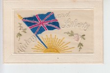 WW1 Embroidered silk postcard
