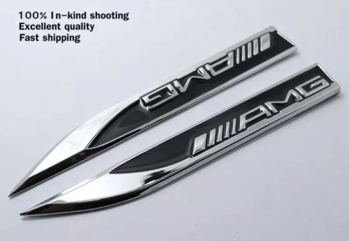 Amg mercedes emblem - 2x,