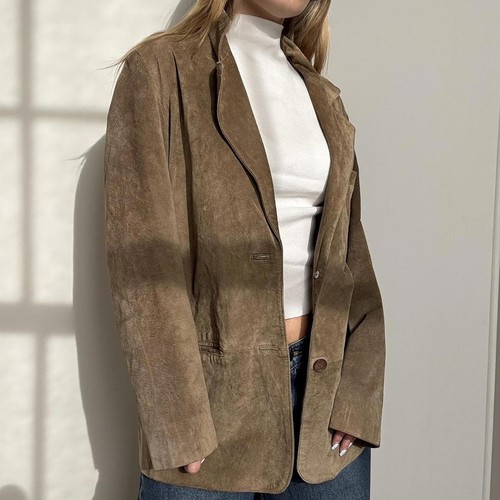 Y2k suede jacket - y2k,