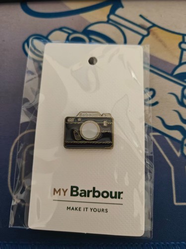 Barbour enamel pin badge - barbour,