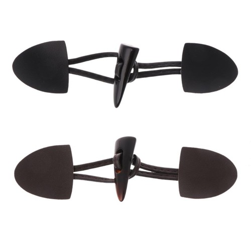 Pairs leather horn toggle - leather,