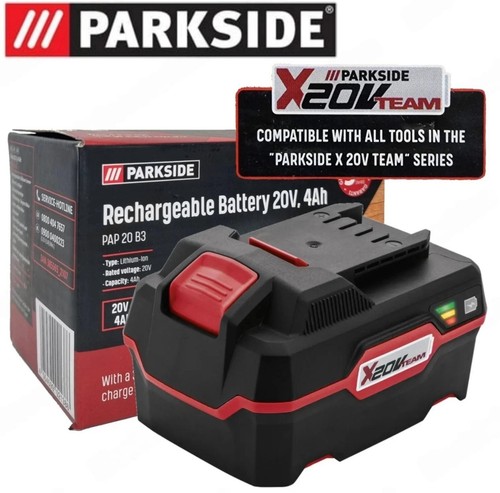 Parkside 20v 4ah battery - 20v, for