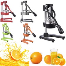 Commercial Juicer Manual Fruit Hand Press Citrus Juice Squeezer Orange Juicer UK