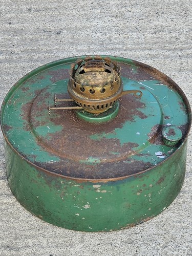 Vintage brass oil lamp - vintage,