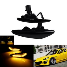2x Dynamic Side Indicator Marker Repeater Lights For Mazda MX-5 RX-8 5 6 Atenza