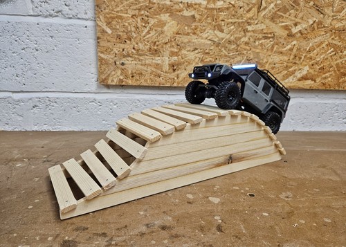 Wooden ramp climb obstacle - wooden,