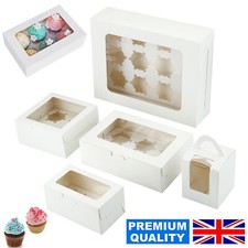 Windowed Cupcake Boxes for 1