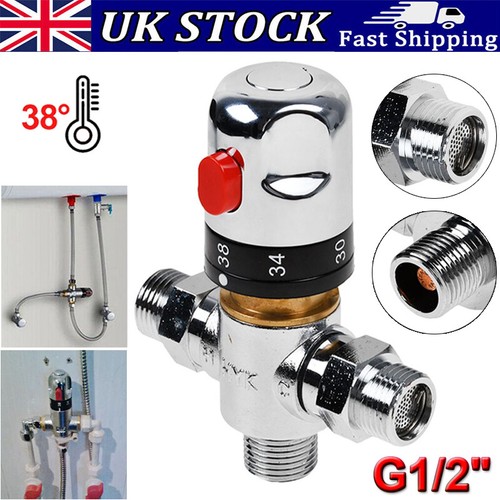 Thermostatic mixing valve - thermostatic, 15mm