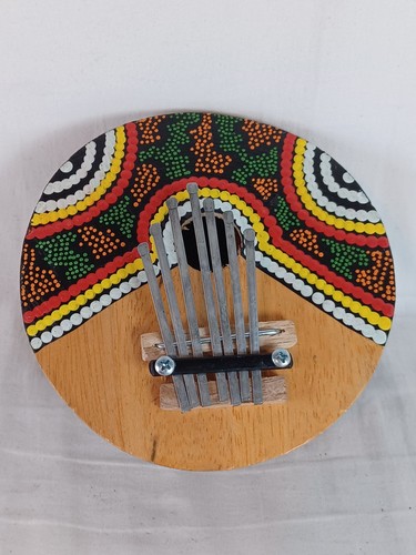 Hand painted wooden karimba - wooden,