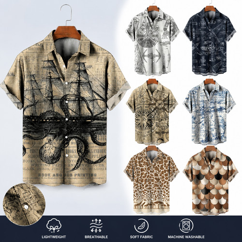 Vintage button hawaiian - vintage,