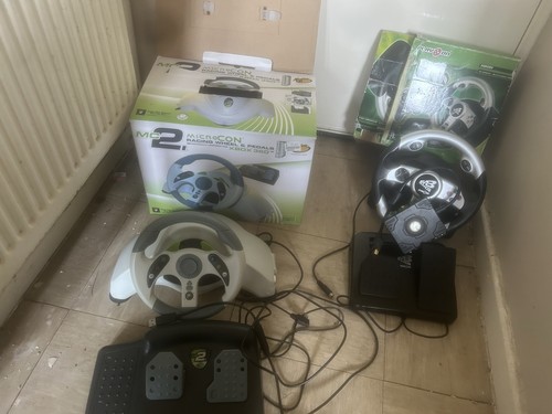 Xbox 360 boxed wheel and - 360,