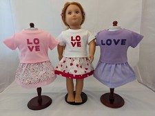 18" Dolls Skirt & LOVE T Shirt
