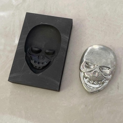 Skull graphite ingot mold - 3d,