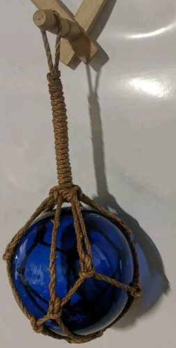 10cm blue glass - blue, buoy