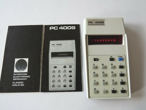 Interton 4009 calculator - interton,
