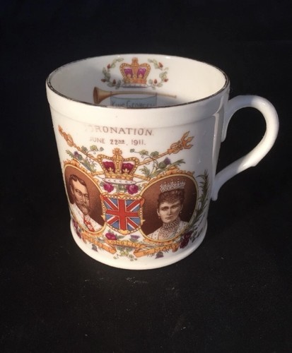 Antique shelly china mug - antique,