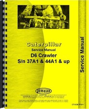 Caterpillar D6B D6 Crawler Tractor Service Repair Manual 37A1 44A1 up