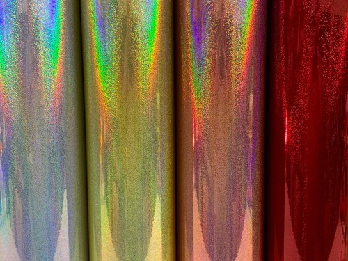 Metallic glitter sticky back - metallic,
